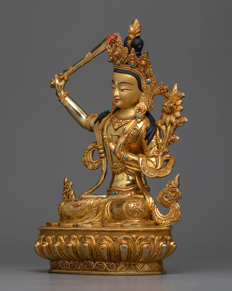 manjushri-god-sculpture