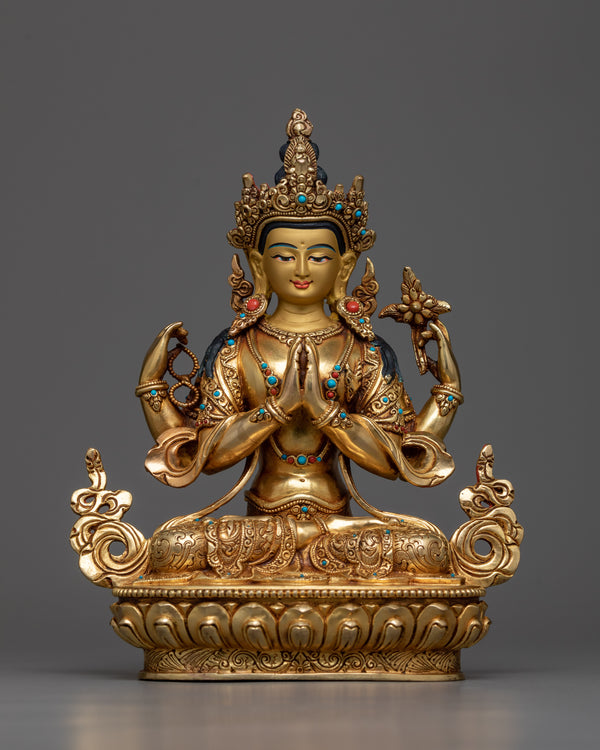 4-armed-chenrezig-sadhana-buddhist