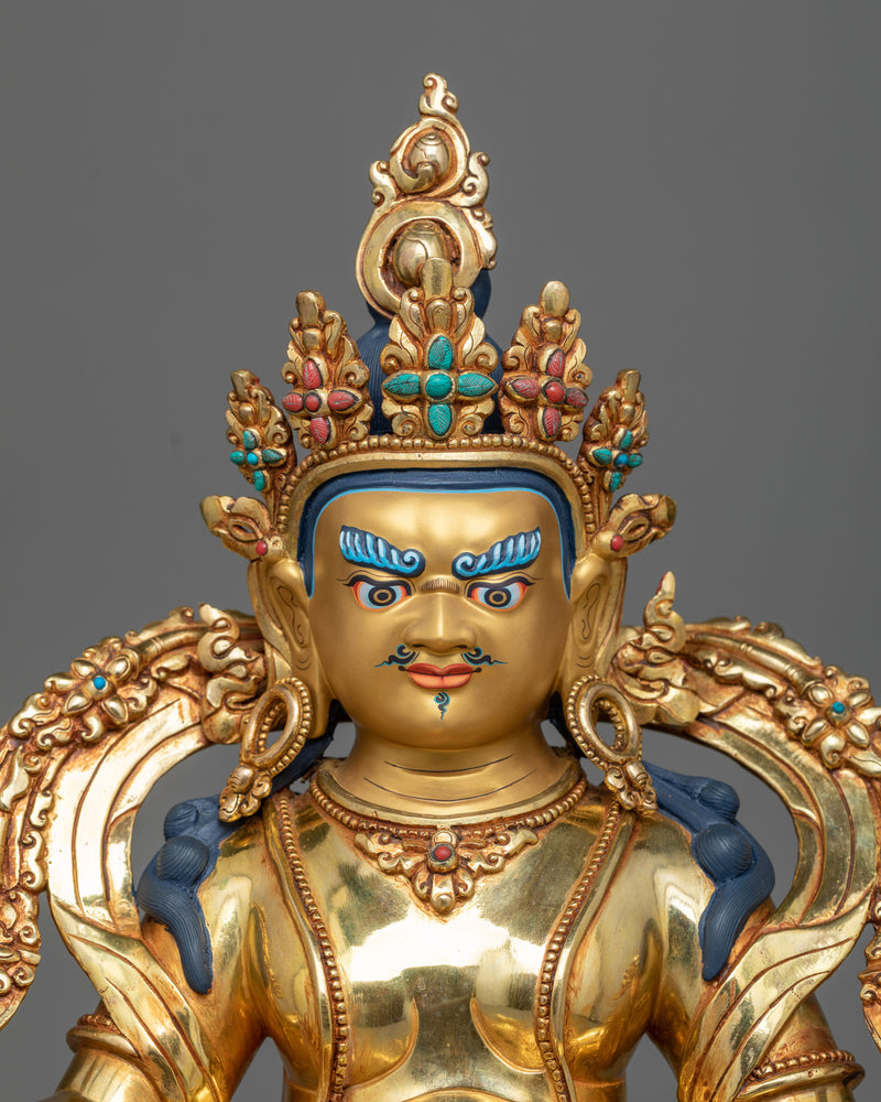 yellow-dzambhala-buddhist-statue