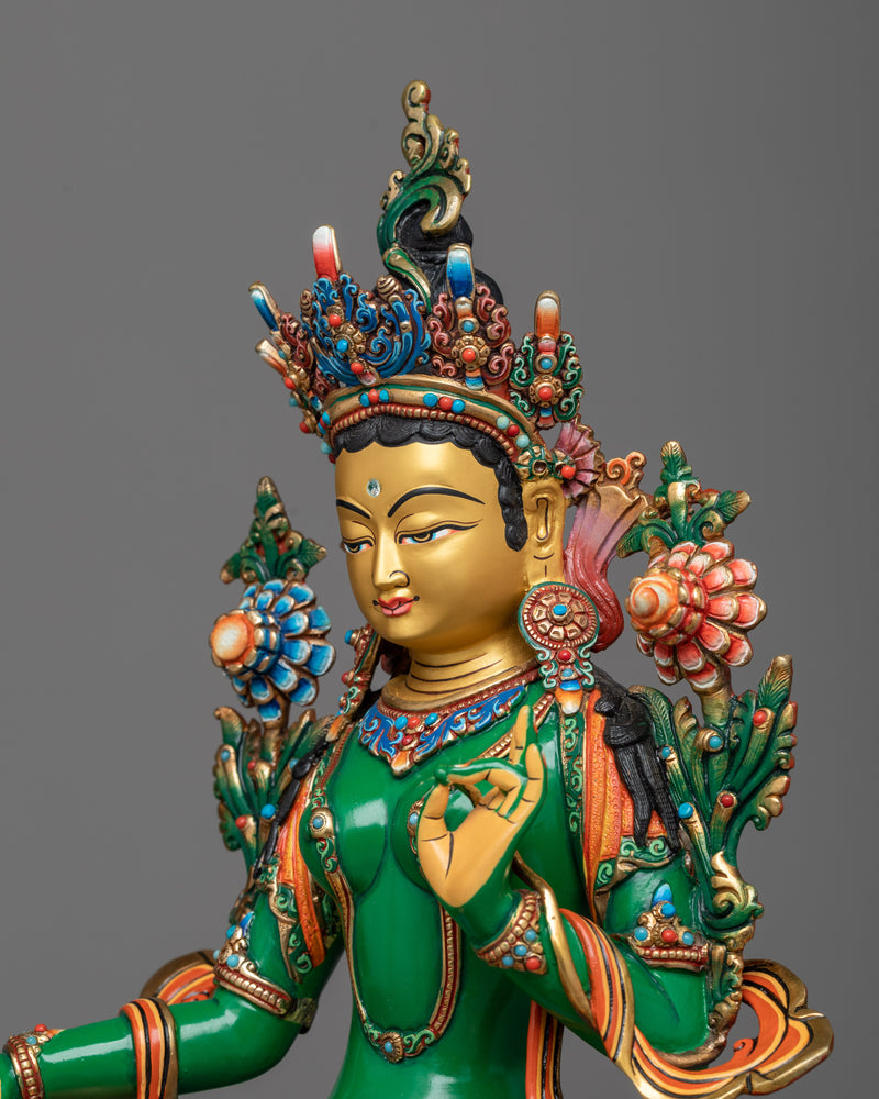 Greentara Sculpture | A Beacon of Compassionate Action