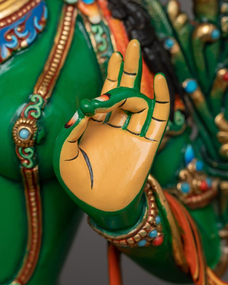 Greentara Sculpture | A Beacon of Compassionate Action