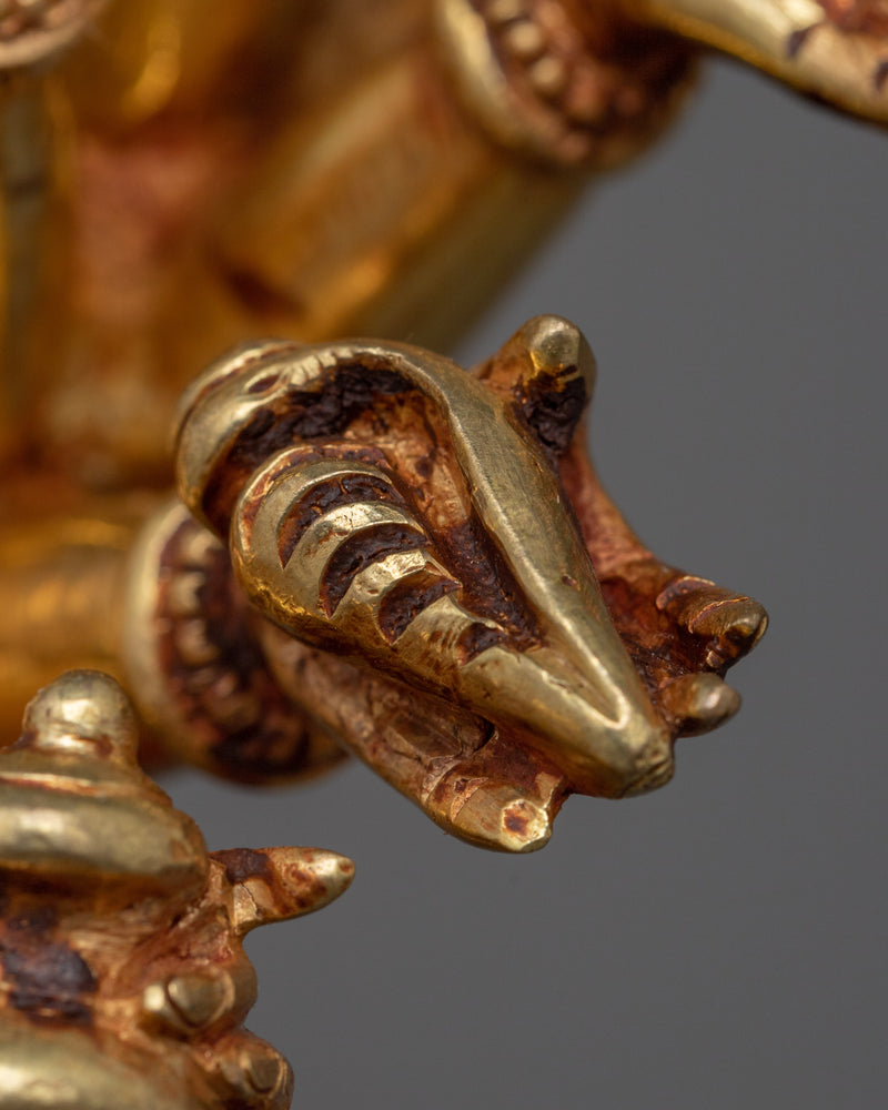 Cundi Bodhisattva Statue | 24K Gold Gilded Sculpture