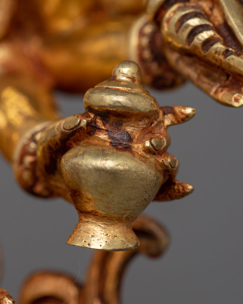 Cundi Bodhisattva Statue | 24K Gold Gilded Sculpture