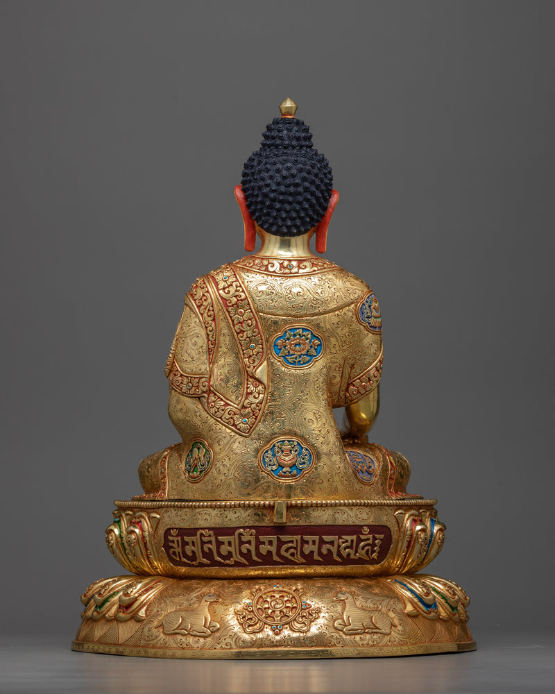 Siddhartha The Buddha Statue | 24K Gold Radiance