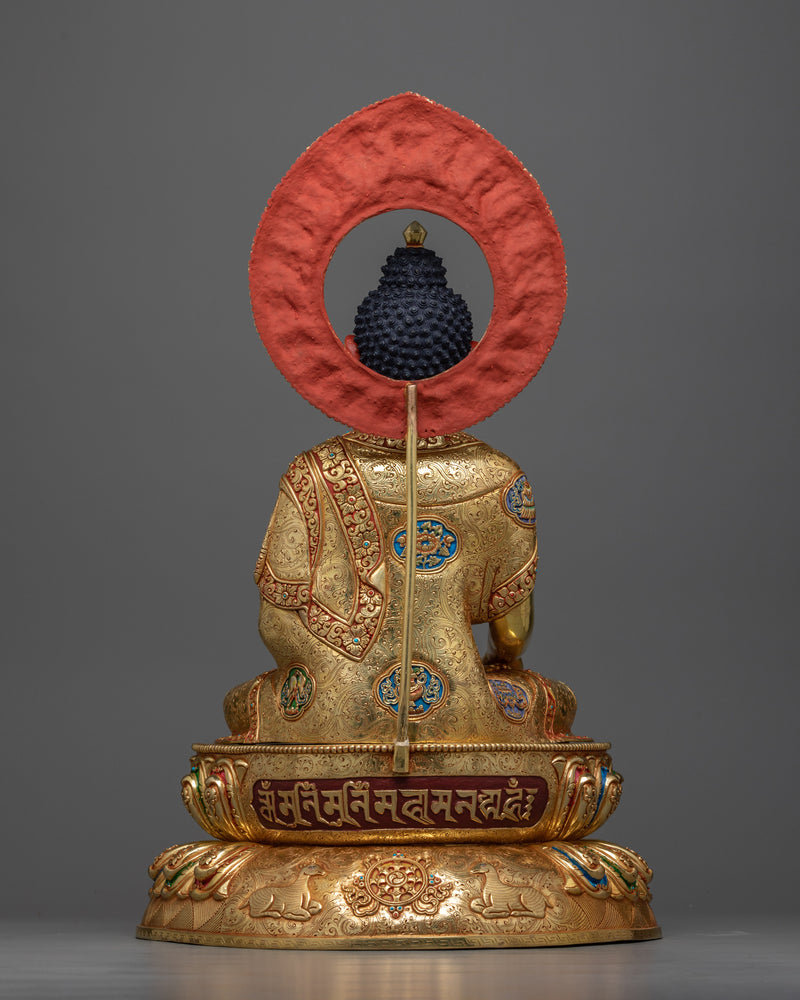 Siddhartha The Buddha Statue | 24K Gold Radiance