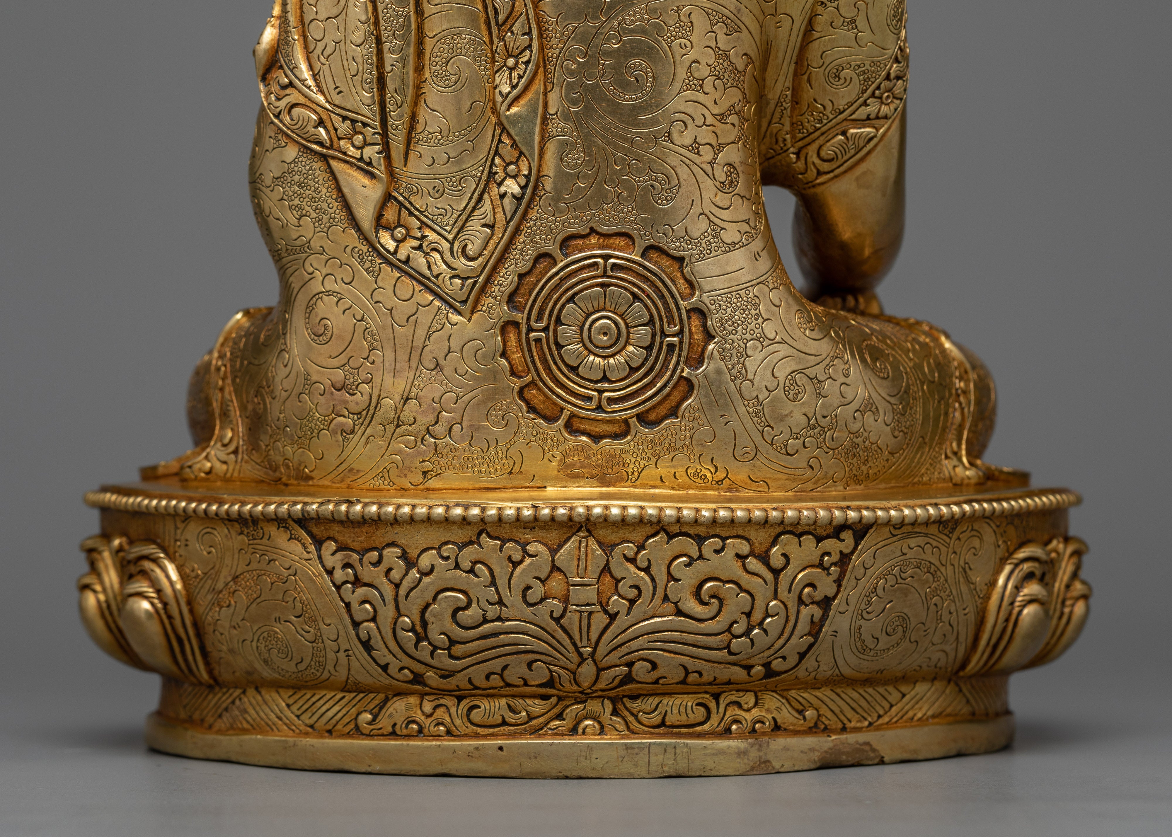 24K Gold-Gilded Shakyamuni Buddha Statue | A Symbol of Enlightenment