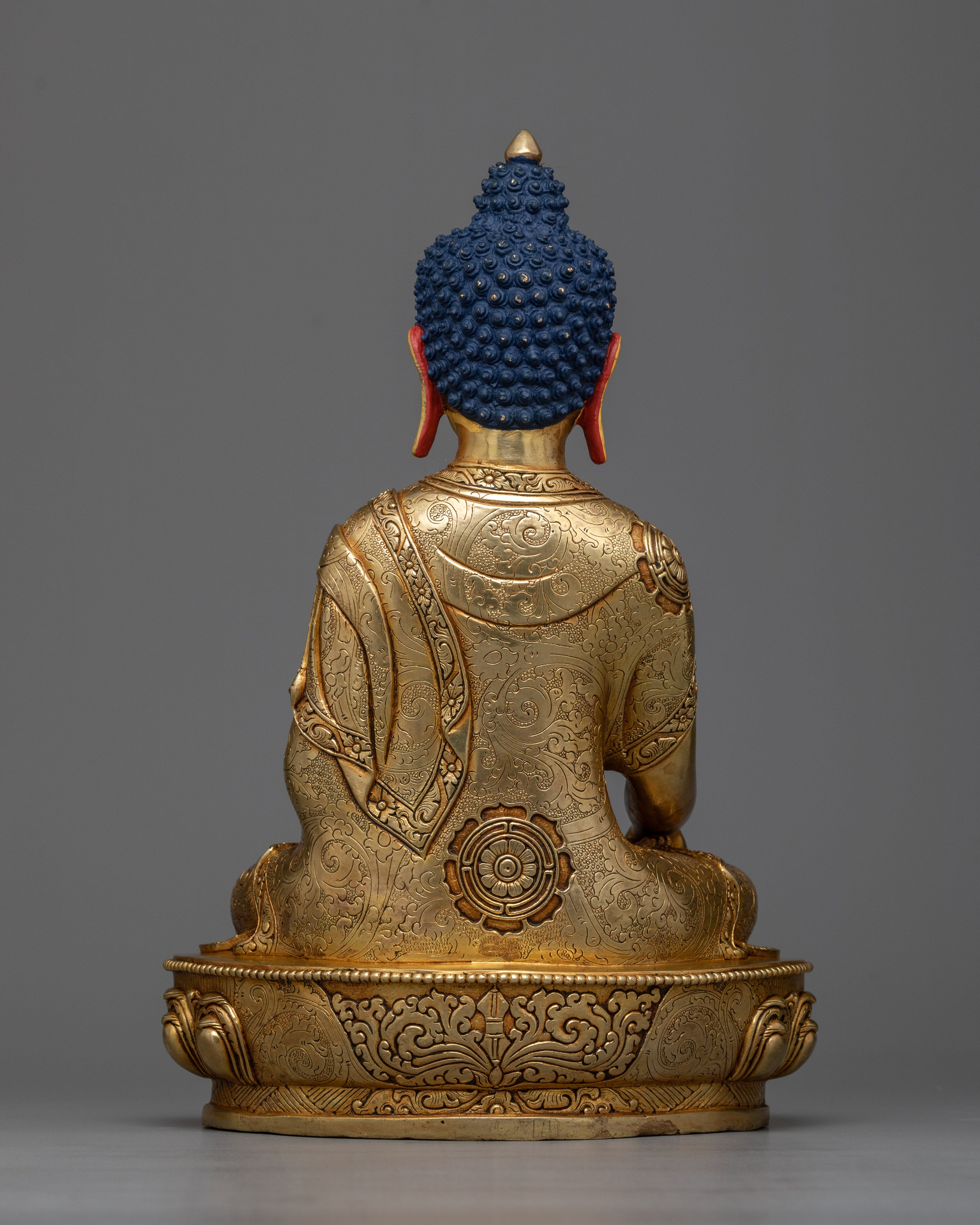 24K Gold-Gilded Shakyamuni Buddha Statue | A Symbol of Enlightenment