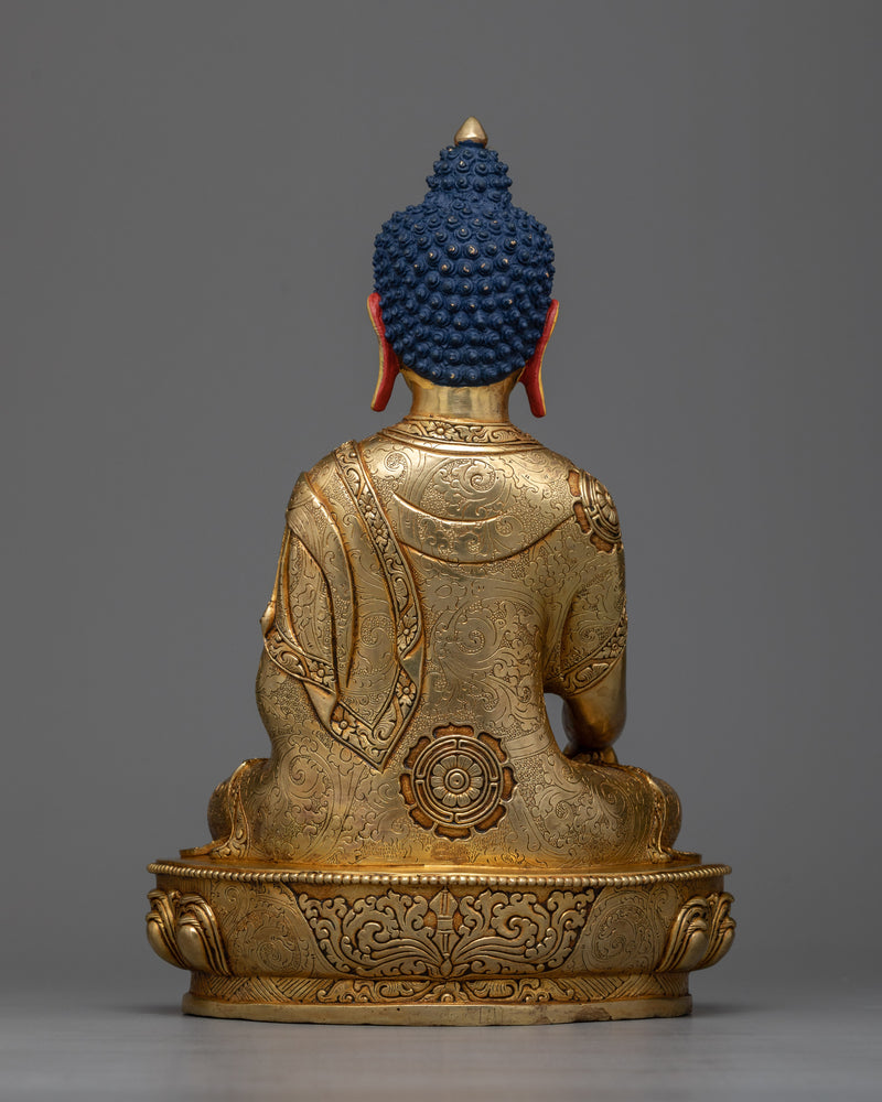 24K Gold-Gilded Shakyamuni Buddha Statue | A Symbol of Enlightenment