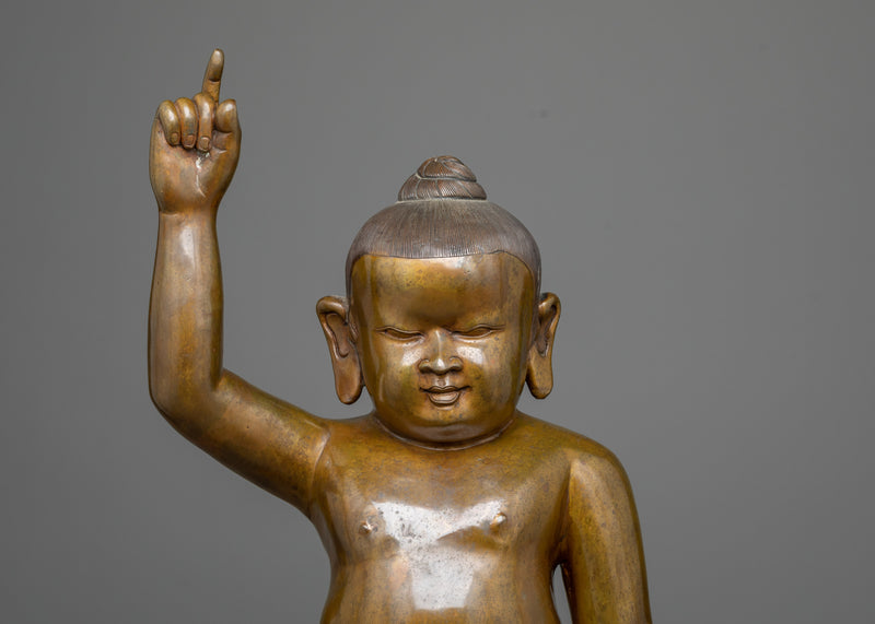 Majestic Little Buddha Statue | A Symbol of Enlightenment's Balance