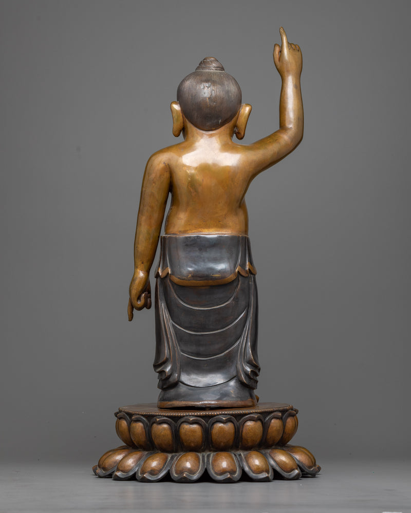 Majestic Little Buddha Statue | A Symbol of Enlightenment's Balance