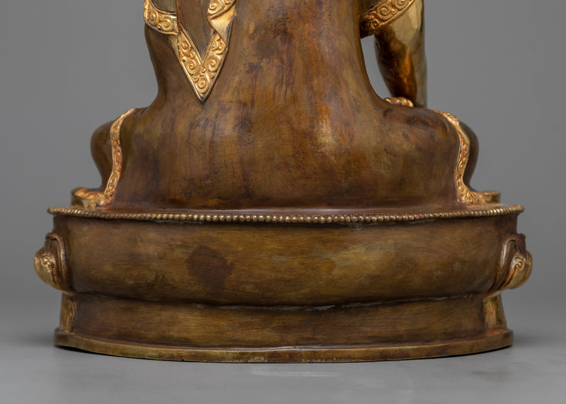 The Buddha Shakyamuni Statue | 24K Gold Gilded Elegance