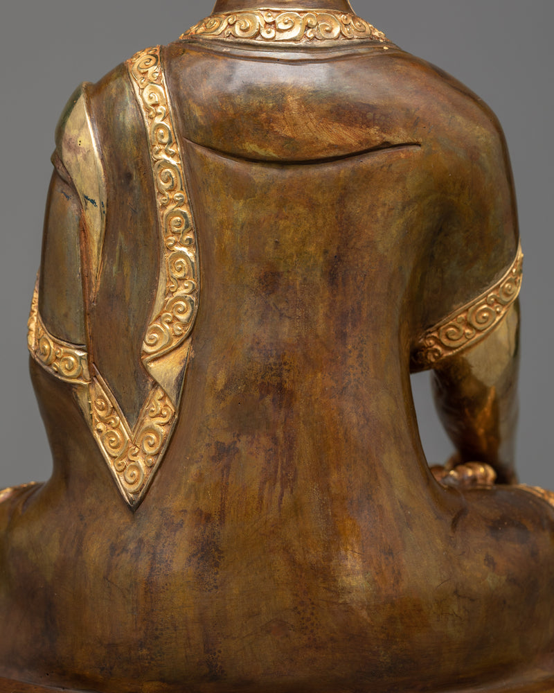 The Buddha Shakyamuni Statue | 24K Gold Gilded Elegance
