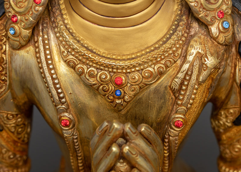 4 Arms Chenrezig Buddha | Gold Gilded Compassion