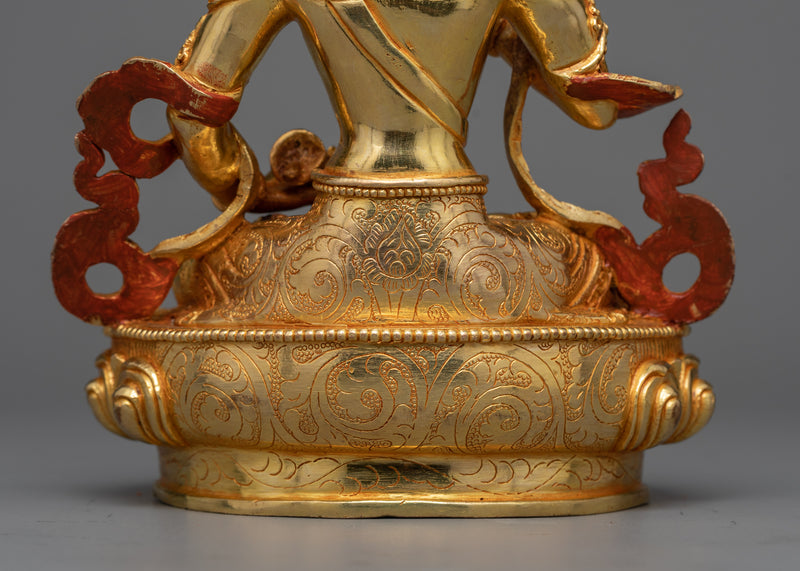 Adi Buddha Vajrasattva Statue | Essence of Purity in 24K Gold Gilded Form