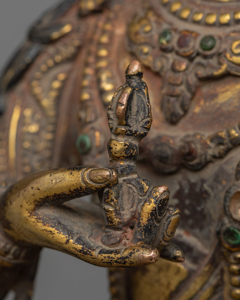 Arca Buddha Vajrasattva Statue | Golden Symbol of Purification