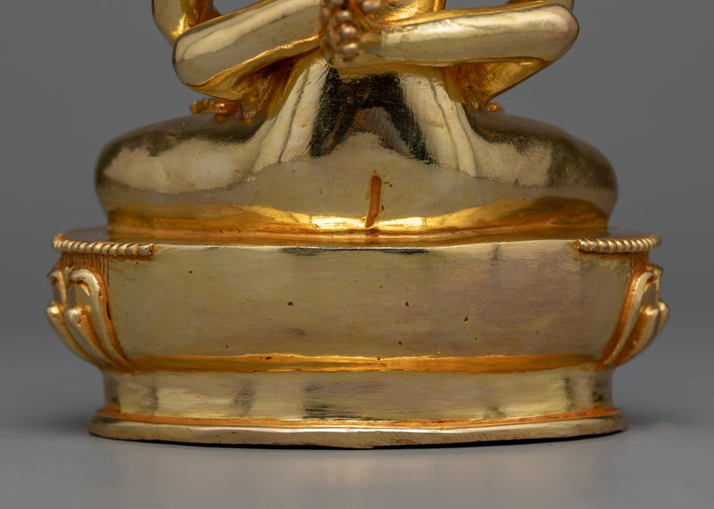 Samantabhadra & samantabhadri Yab Yum Statue | 24K Gold Gilded Tantric Union