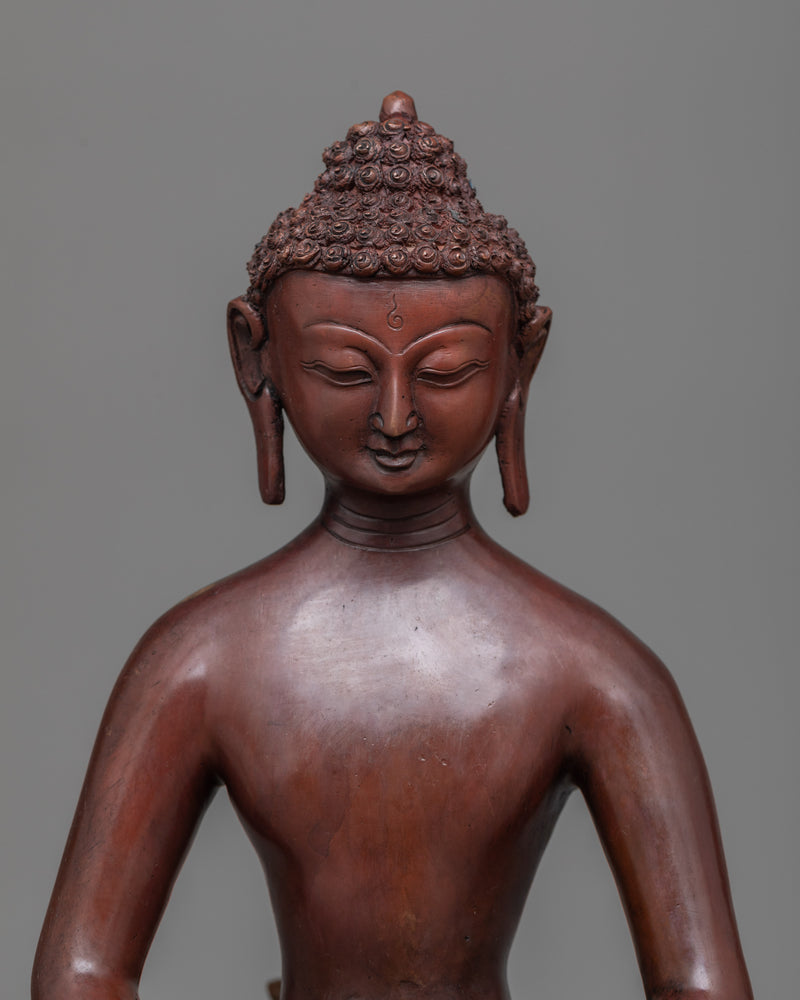 Adi-Buddha Samantabhadra and Consort | Trantic Unity in Oxidized Copper