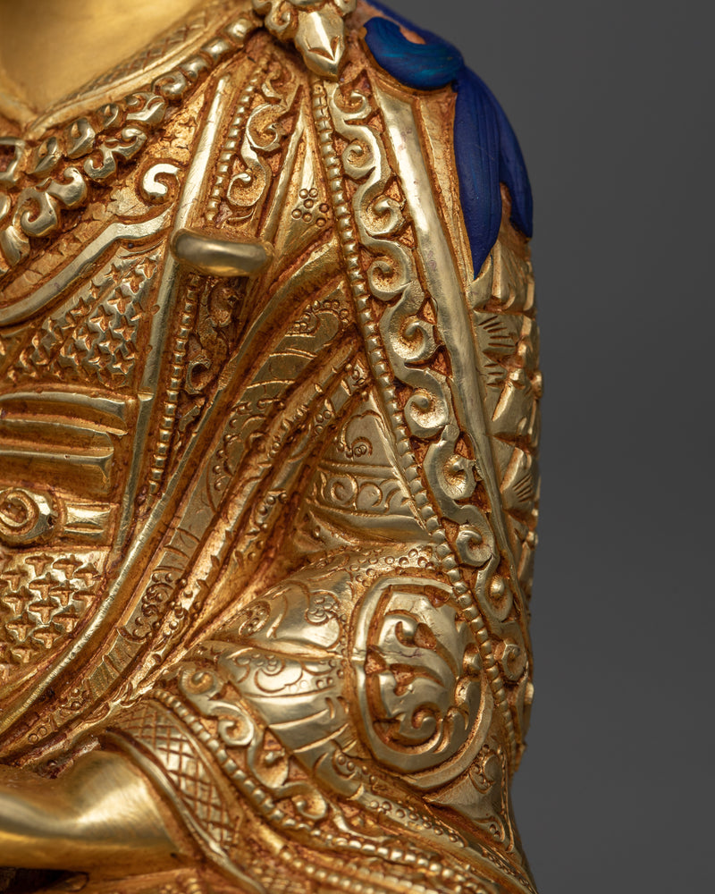 Rinpoche Guru Statue in 24K Gold | Padmasambhava, Lotus Born Master