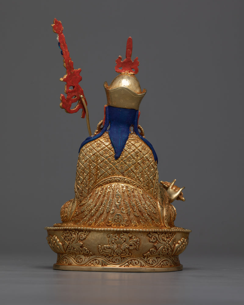 Rinpoche Guru Statue in 24K Gold | Padmasambhava, Lotus Born Master