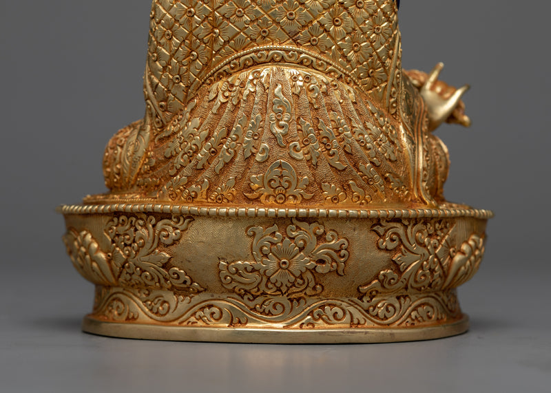 Rinpoche Guru Statue in 24K Gold | Padmasambhava, Lotus Born Master