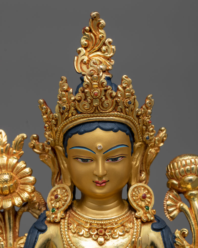 green-tara-goddess-sculpture