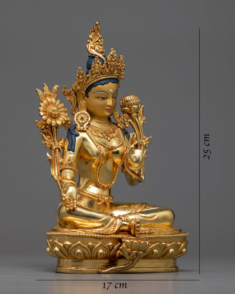 green-tara-goddess-sculpture