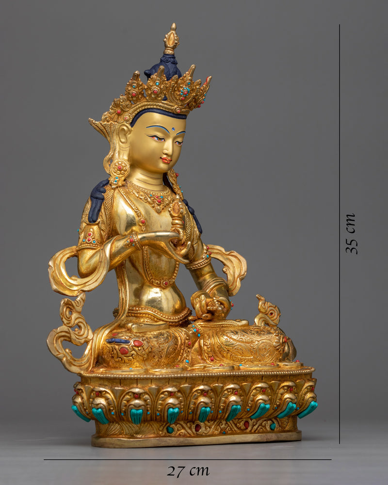 vajrasattva-gold-gilded-statue
