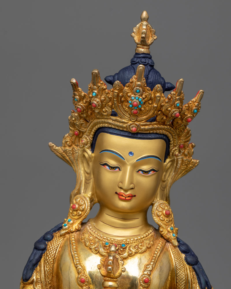 vajrasattva-gold-gilded-statue