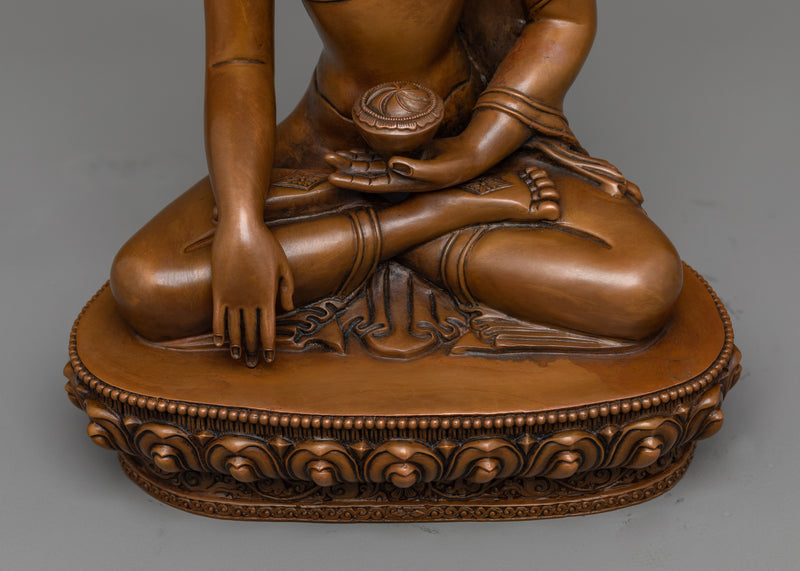 Oxidized Shakyamuni Buddha Statue | Symbol of Enlightenment