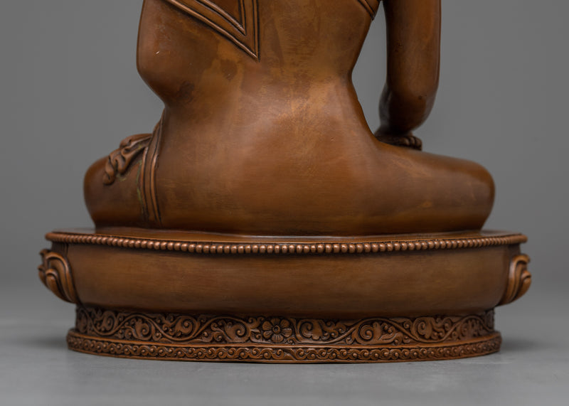 Oxidized Shakyamuni Buddha Statue | Symbol of Enlightenment