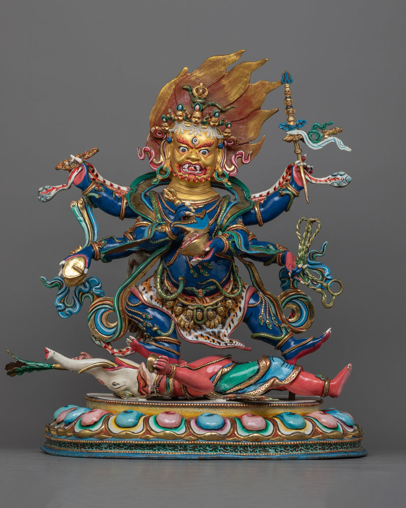 six-armed-mahakala-statue-for-shrine