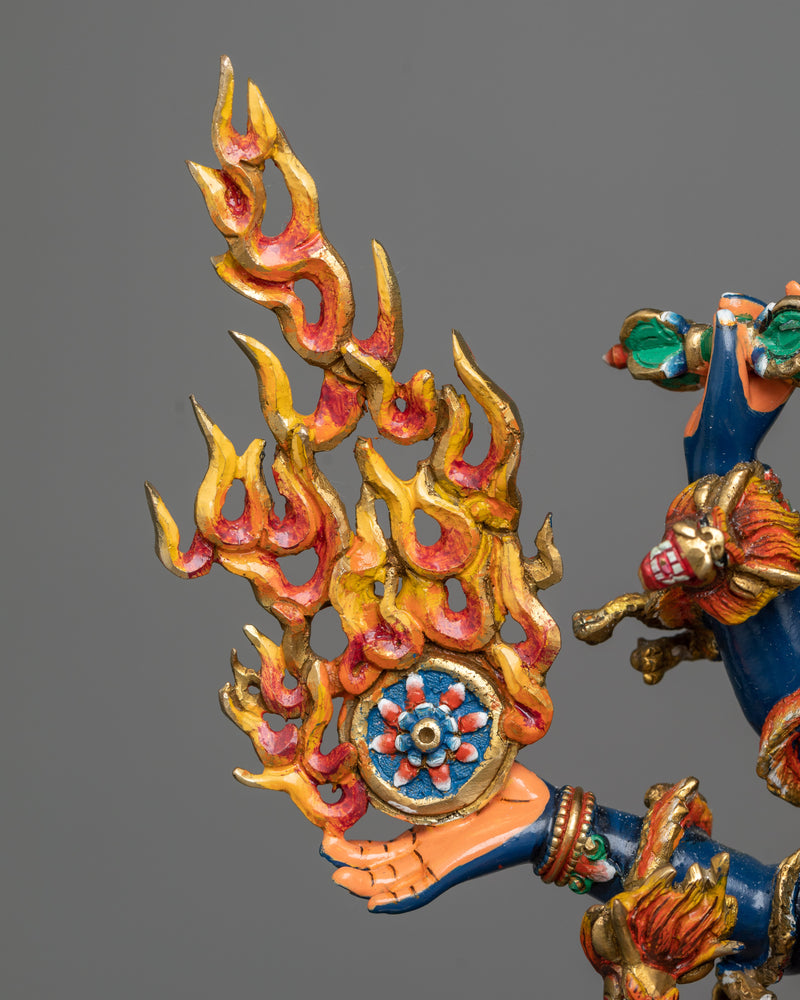 Ucchusma Statue in 24K Gold | Emblem of Purification and Power
