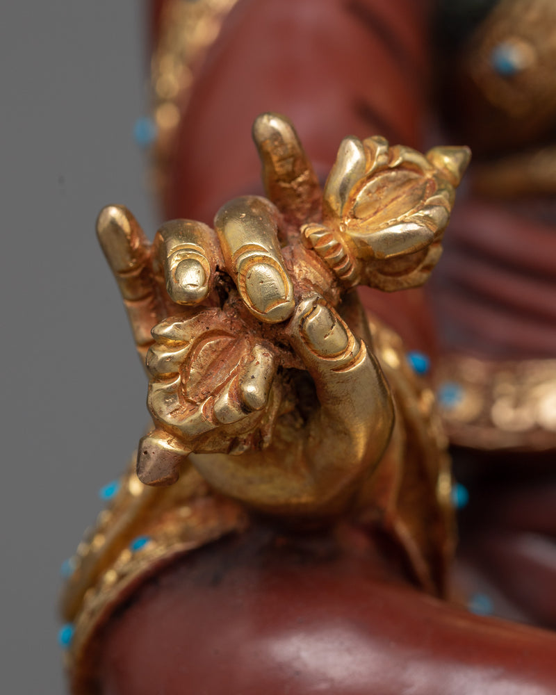Padmasambhava Statue in 24K Gold | A Sacred Tribute to the Second Buddha