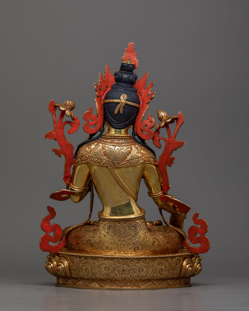 Seven-Eyed White Tara Statue | Emblem of Compassion and Healing