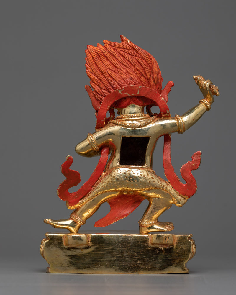 Phật Vajrapani Statue in 24K Gold | A Symbol of Divine Power and Protection