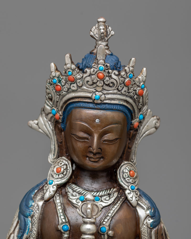 vajrasattva-chocolate oxidized sculpture