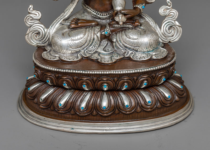Vajrasattva Chocolate Oxidized Sculpture | A Symbol of Purification and Renewal