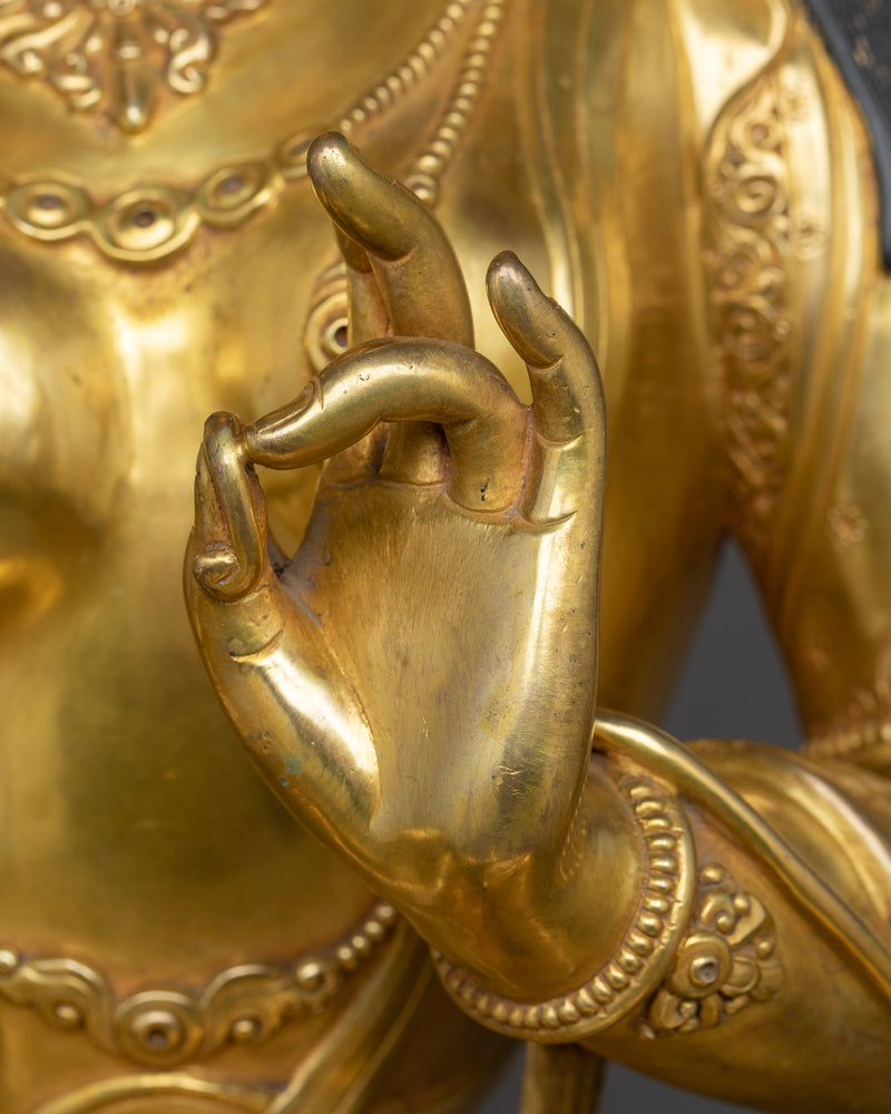 Life-Sized Green Tara Sculpture | A Majestic Manifestation of Compassionate Power