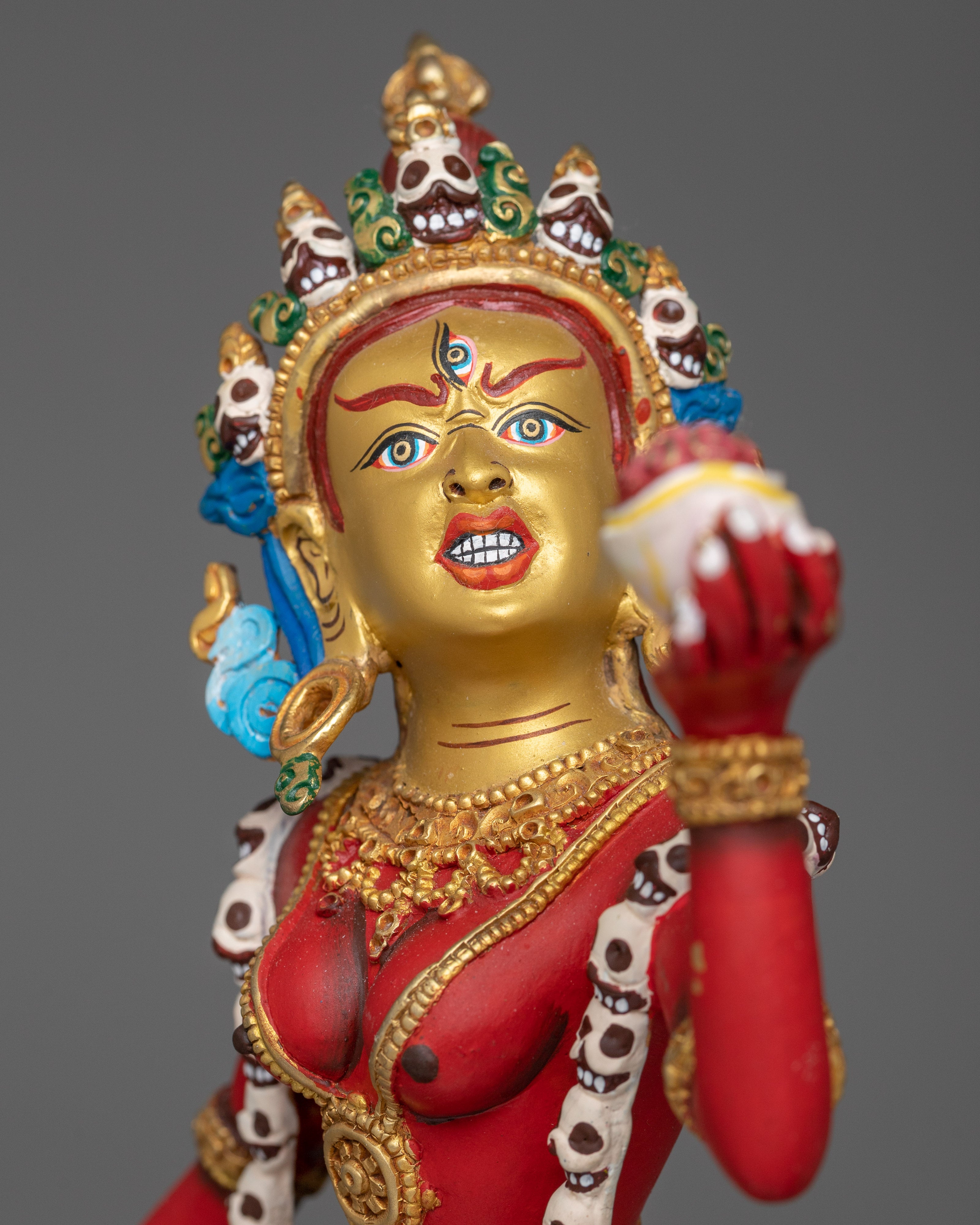 red painted naro dakini