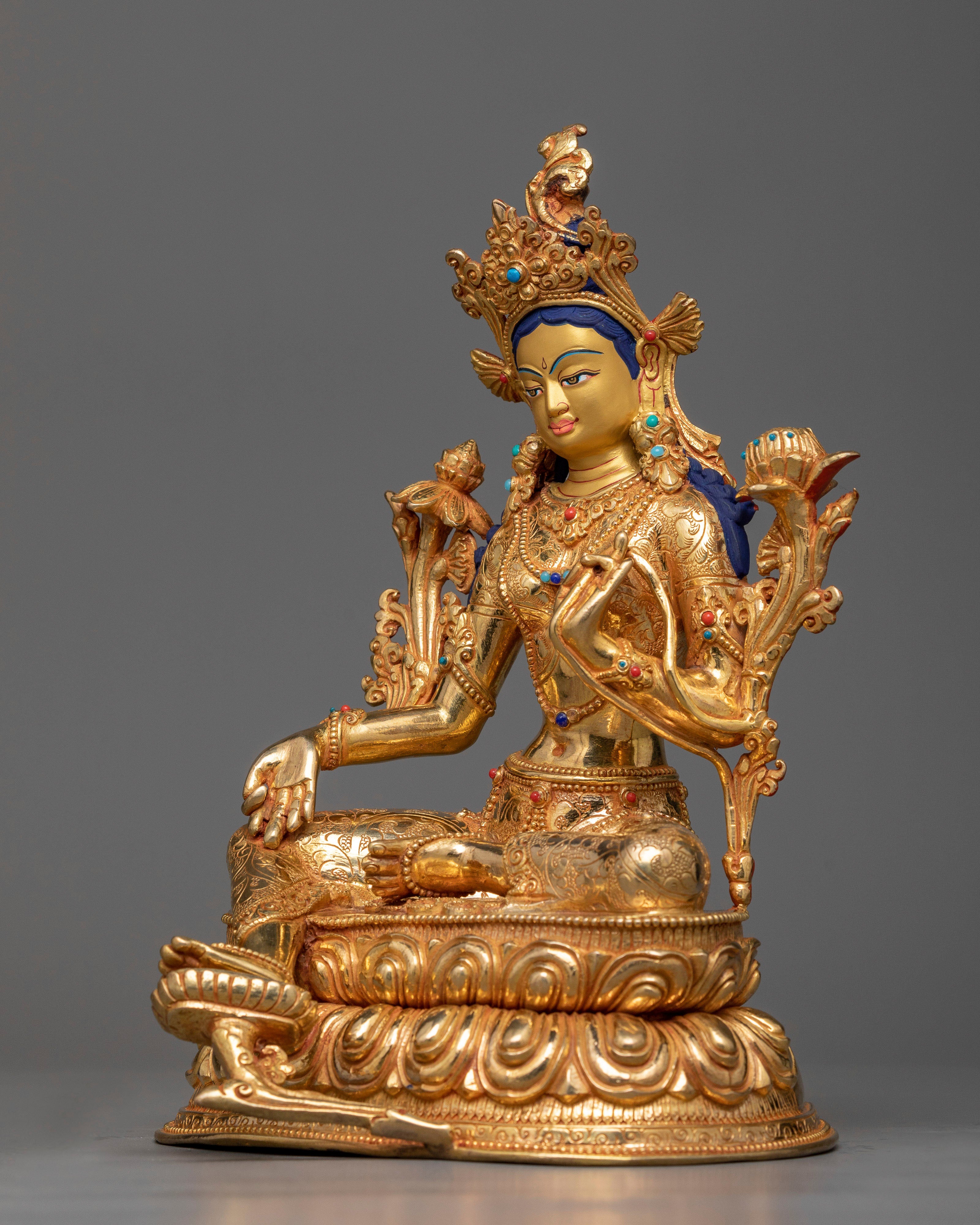 arya green-tara-sculpture