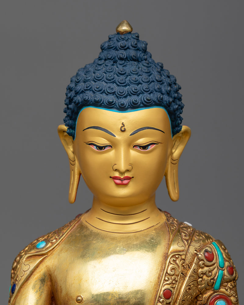 shakyamuni-buddha-gilt-sculpture