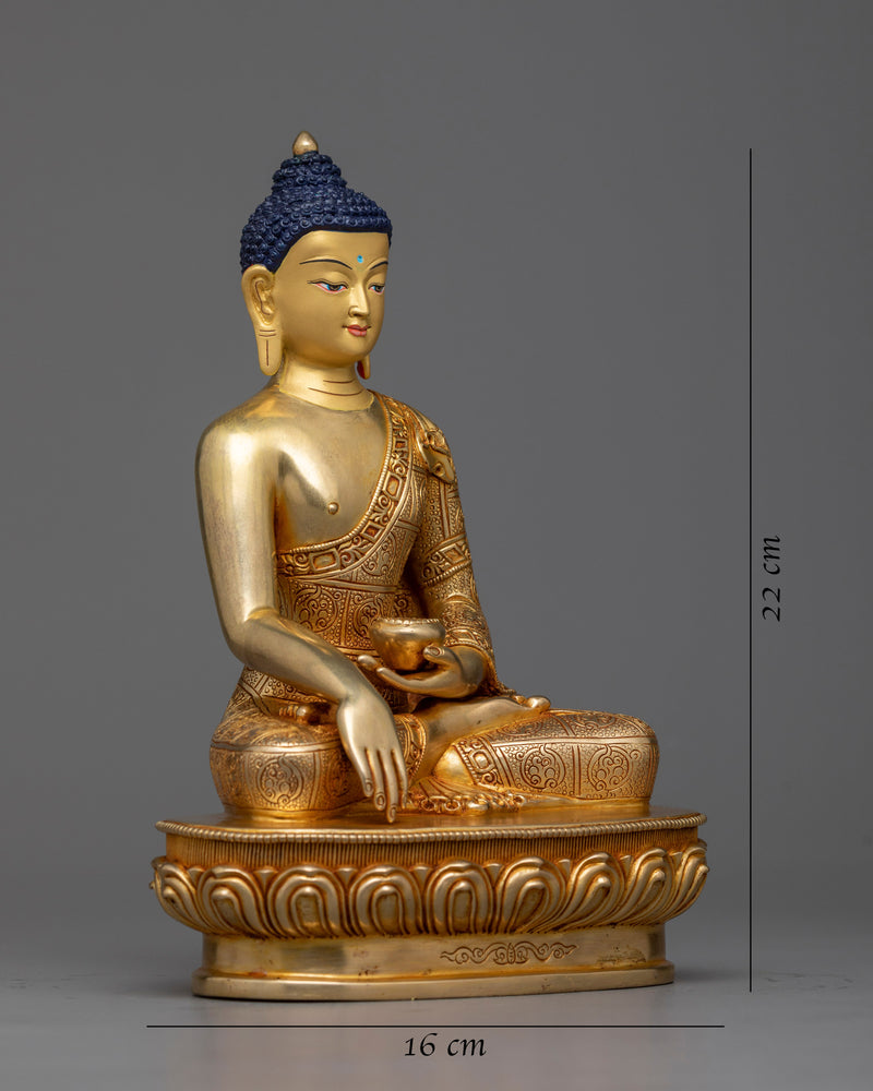shakyamuni-buddha-golden sculpture