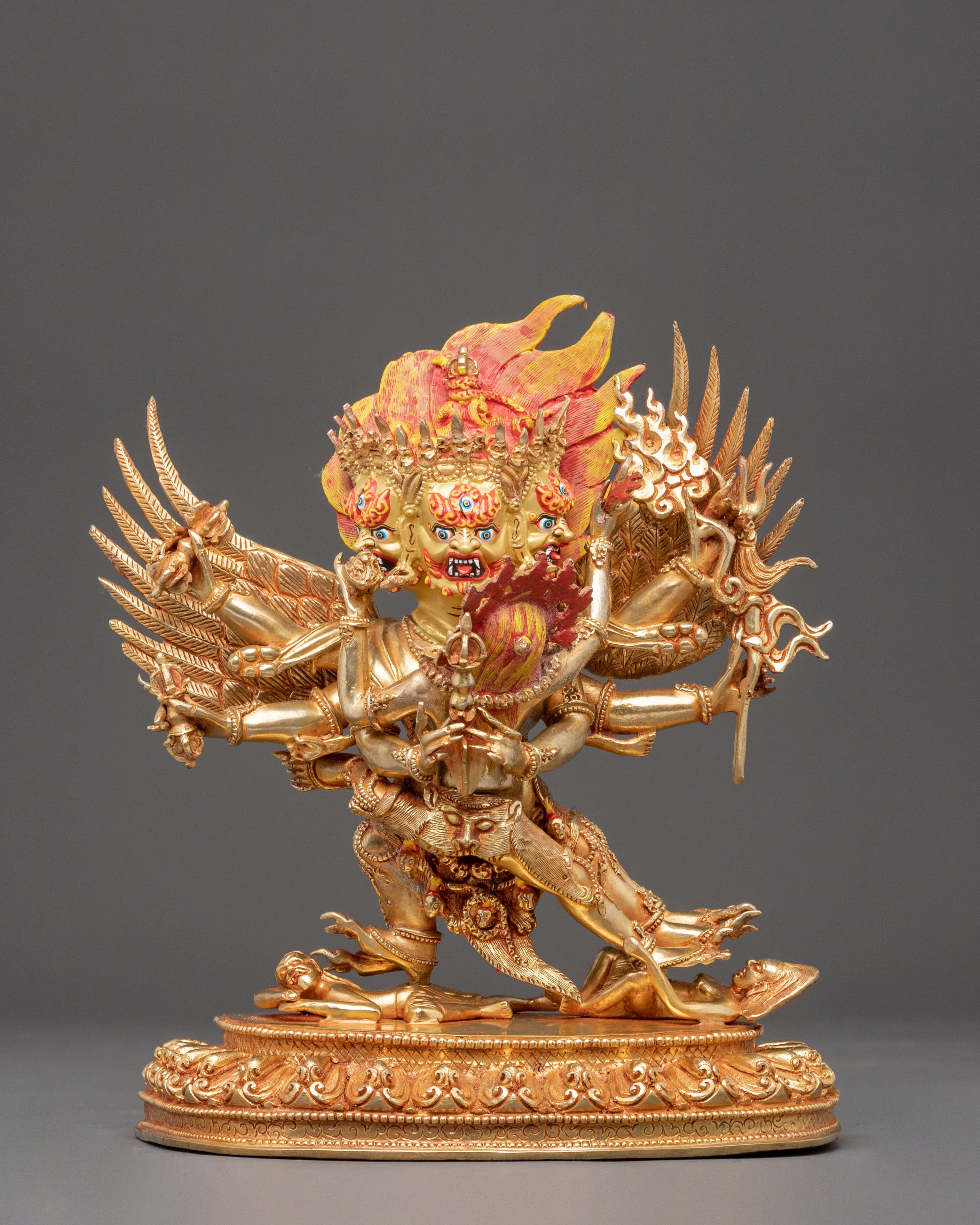 Wrathful Vajrakilaya Statue: Transmutation of Negativity