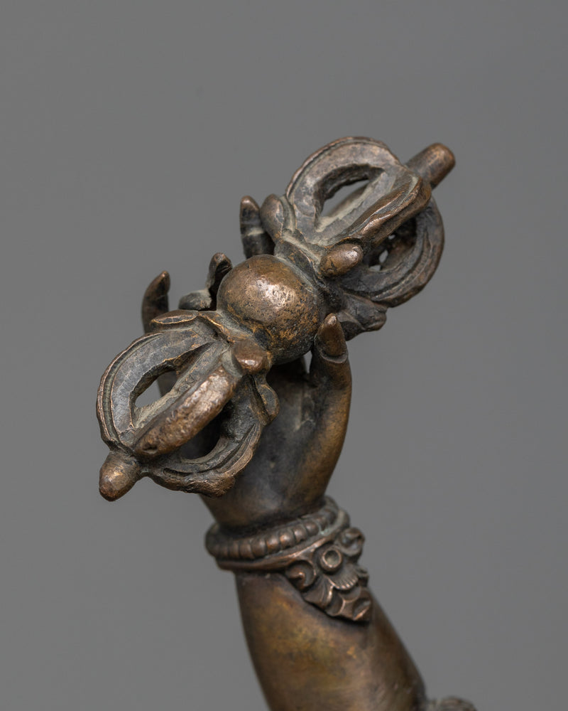 Guru Dorje Drollo Statue | A Powerful Oxidized Copper Embodiment of Fierce Wisdom