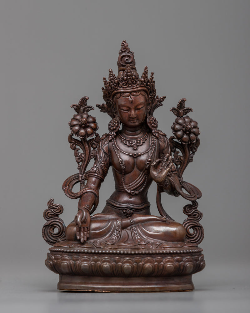 Machine-Made Bodhisattva Set | A Collection of Oxidized Copper Icons of Enlightenment