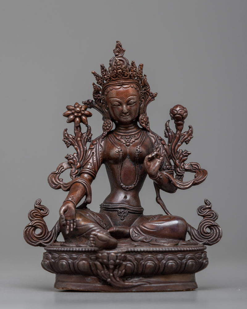 Machine-Made Bodhisattva Set | A Collection of Oxidized Copper Icons of Enlightenment