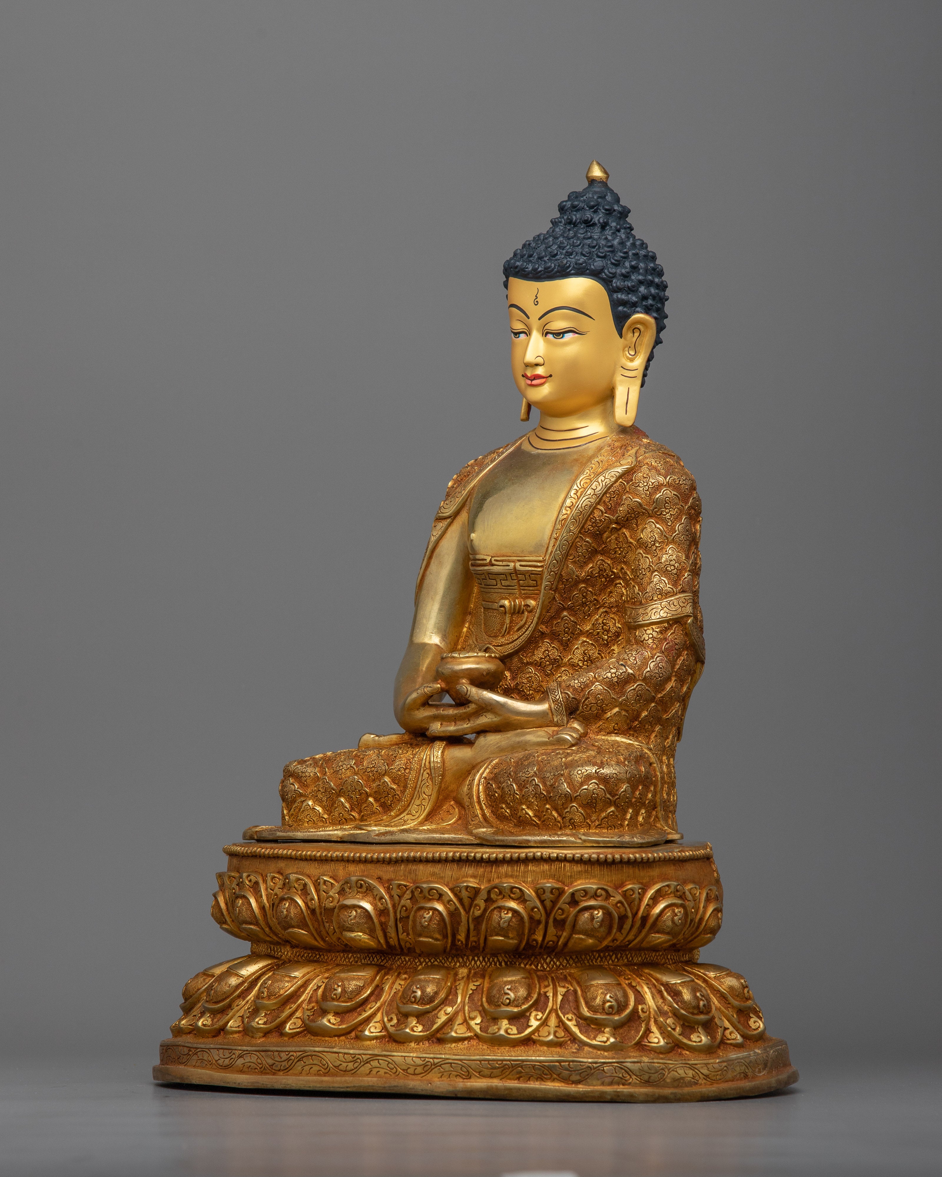 Beautiful carved amitabha-buddha