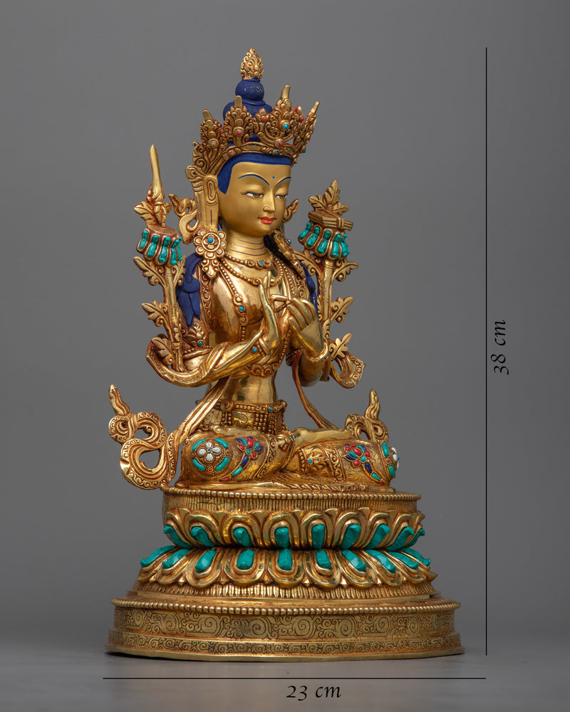 wisdom-deity-manjushri-sculpture