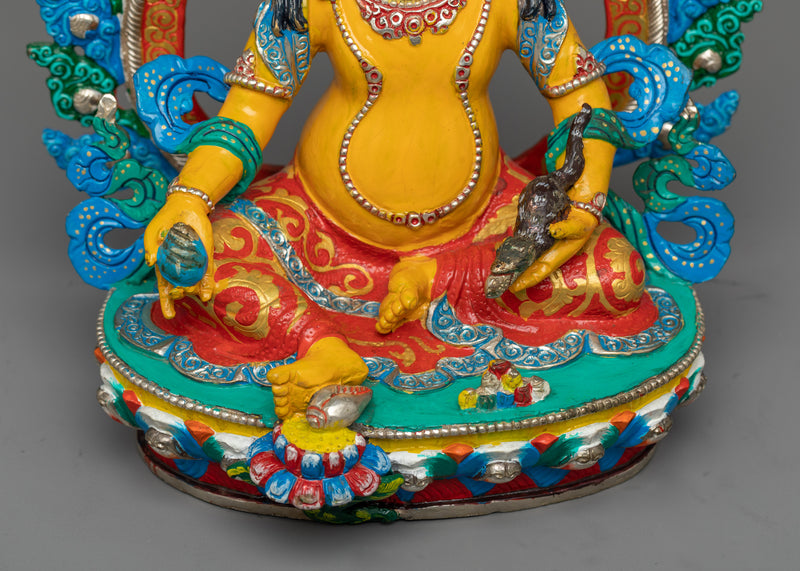 Dzambhala Wealth Deity Statue | Prosperity Symbol