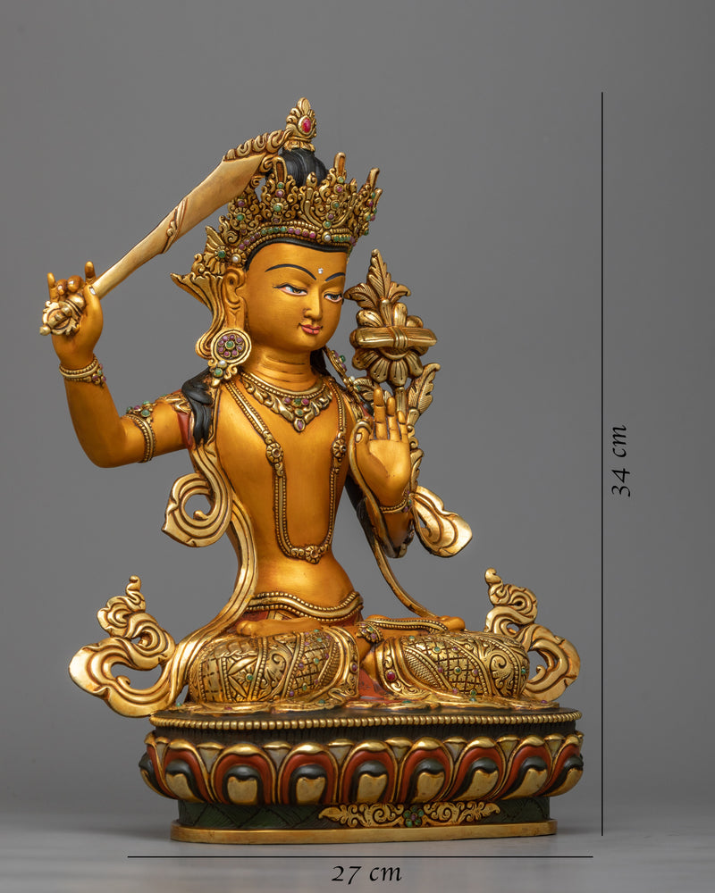 manjushri-sacred sculpture